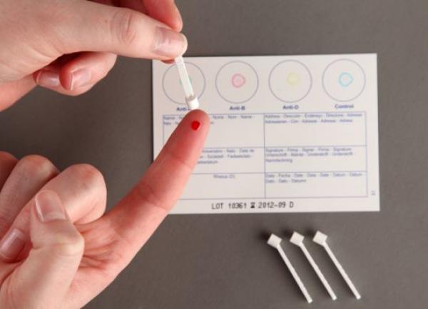 Blutgruppen-Schnelltest.de Blutgruppenbestimmung ...